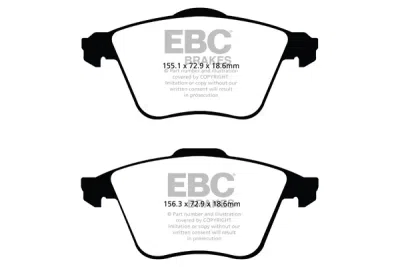 EBC sada brzd PD09KF | destičky Bluestuff & kotouče Ultimax přední PD09KF560