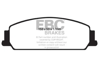 EBC Yellowstuff | brzdové destičky přední  DP41833R