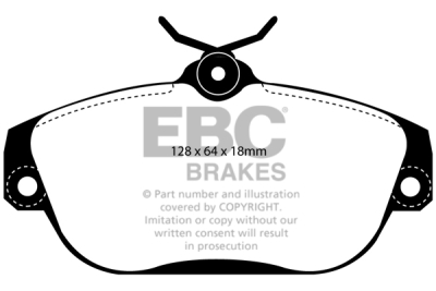 EBC sada brzd PD01KF | destičky Greenstuff & kotouče Standard přední PD01KF1601