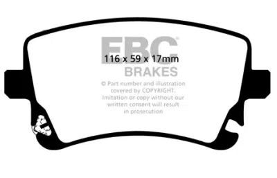 EBC RP-1 | závodní brzdové destičky zadní DP81470RP1