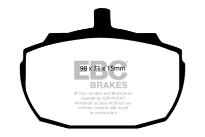 EBC Yellowstuff | brzdové destičky přední DP42430R