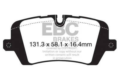 EBC sada brzd PD08KR | destičky Yellowstuff & kotouče Ultimax zadní PD08KR415