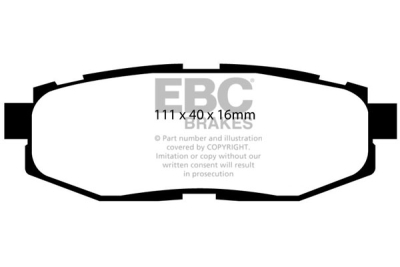 EBC sada brzd PD05KR | destičky Orangestuff & kotouče Standard zadní PD05KR333