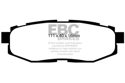 EBC sada brzd PD05KR | destičky Orangestuff & kotouče Standard zadní PD05KR333