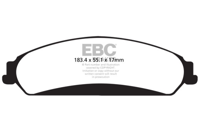 EBC Redstuff | brzdové destičky přední  DP32139C