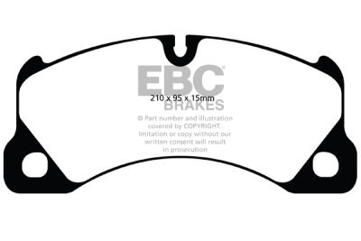 EBC sada brzd PD03KF | destičky Yellowstuff & kotouče Standard přední PD03KF999