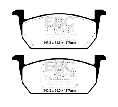 EBC sada brzd PD01KF | destičky Greenstuff & kotouče Standard přední PD01KF1937