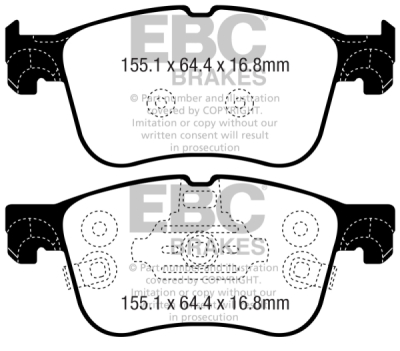 EBC sada brzd PD01KF | destičky Greenstuff & kotouče Standard přední PD01KF1936
