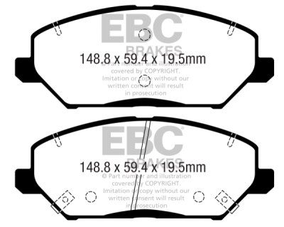 EBC sada brzd PD01KF | destičky Greenstuff & kotouče Standard přední PD01KF1934
