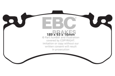 EBC Bluestuff NDX | brzdové destičky přední DP52158NDX