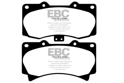 EBC sada brzd PD03KF | destičky Yellowstuff & kotouče Standard přední PD03KF585