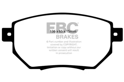 EBC sada brzd PD03KF | destičky Yellowstuff & kotouče Standard přední PD03KF592