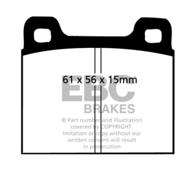 EBC sada brzd PD01KF | destičky Greenstuff & kotouče Standard přední PD01KF1320