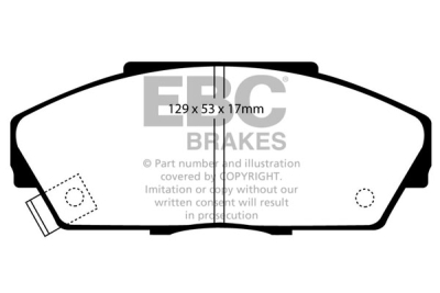 EBC sada brzd PD03KF | destičky Yellowstuff & kotouče Standard přední PD03KF575