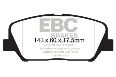 EBC sada brzd PD01KF | destičky Greenstuff & kotouče Standard přední PD01KF769