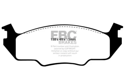 EBC sada brzd PD06KF | destičky Greenstuff & kotouče Ultimax přední PD06KF608