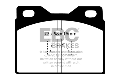 EBC sada brzd PD01KF | destičky Greenstuff & kotouče Standard přední PD01KF1216