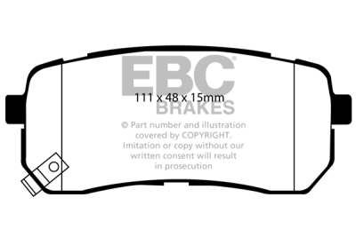EBC sada brzd PD01KR | destičky Greenstuff & kotouče Standard zadní PD01KR407