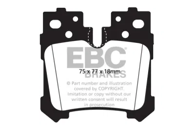 EBC sada brzd PD01KR | destičky Greenstuff & kotouče Standard zadní PD01KR444