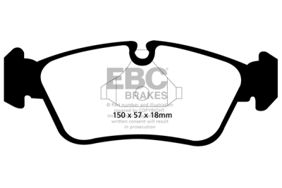 EBC sada brzd PD12KF | destičky Redstuff & kotouče TurboGroove přední PD12KF330