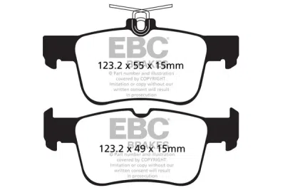 EBC sada brzd PD01KR | destičky Greenstuff & kotouče Standard zadní PD01KR870