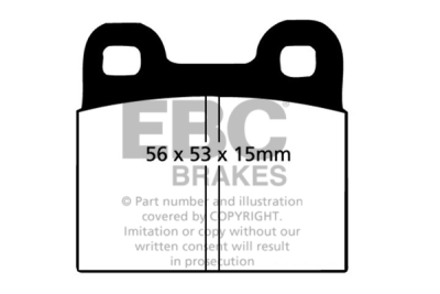 EBC sada brzd PD11KR | destičky Greenstuff & kotouče TurboGroove zadní PD11KR025