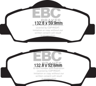 EBC sada brzd PD01KF | destičky Greenstuff & kotouče Standard přední PD01KF1695