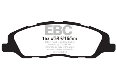 EBC sada brzd PD01KF | destičky Greenstuff & kotouče Standard přední PD01KF1663