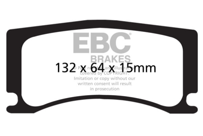 EBC Bluestuff NDX | brzdové destičky zadní DP52112NDX
