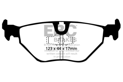 EBC Greenstuff | brzdové destičky zadní DP2690