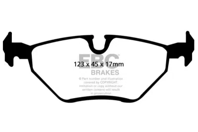 EBC sada brzd PD03KR | destičky Yellowstuff & kotouče Standard zadní PD03KR118
