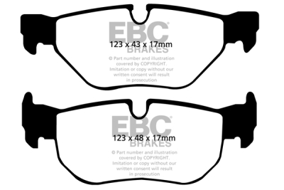 EBC sada brzd PD02KR | destičky Redstuff & kotouče Standard zadní PD02KR056