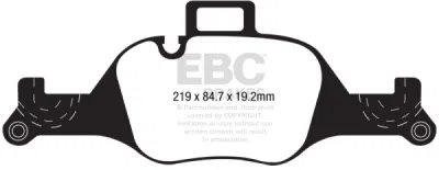 EBC Bluestuff NDX | brzdové destičky přední  DP52289NDX