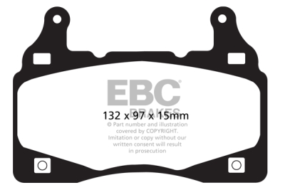 EBC Yellowstuff | brzdové destičky přední  DP41895R