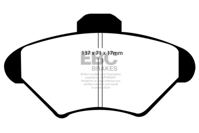 EBC sada brzd PD03KF | destičky Yellowstuff & kotouče Standard přední PD03KF523