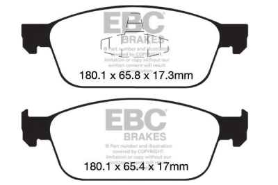 EBC sada brzd PD04KF | destičky Bluestuff & kotouče Standard přední PD04KF1289