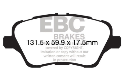 EBC sada brzd PD04KF | destičky Bluestuff & kotouče Standard přední PD04KF1294