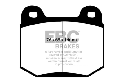 EBC sada brzd PD08KR | destičky Yellowstuff & kotouče Ultimax zadní PD08KR274