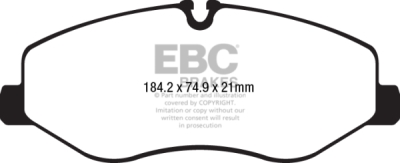 EBC Yellowstuff | brzdové destičky přední  DP42223R