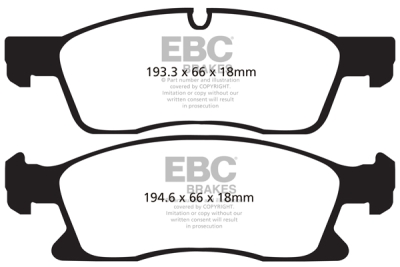 EBC Yellowstuff | brzdové destičky přední  DP41871R