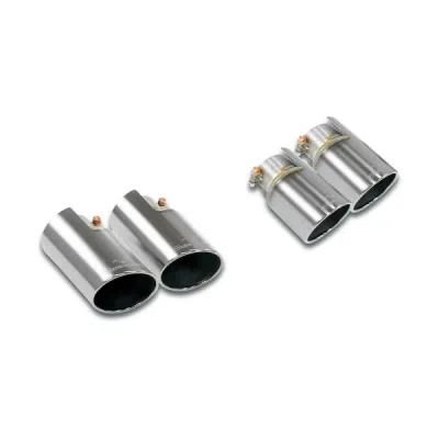 Sada koncovek výfuku, pravá ∅100 mm - levá ∅100 mm "Gun Metal Grey" Supersprint 756576
