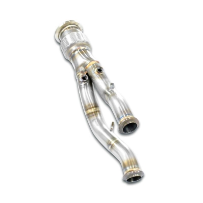 Spojovací trubka "Y-Pipe" levá (nahrazuje katalyzátor) Supersprint 350632