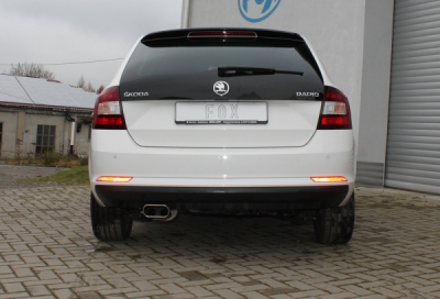 FOX Nerezový výfuk | Zadní tlumič - Skoda Rapid Spaceback, 1.6 TDi, 2012-0, SK110012-585
