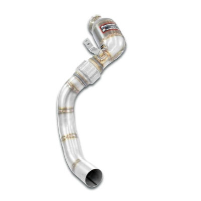 Turbo downpipe kit + metalický katalyzátor levý (pro použití s originálním cat-back výfukovým systémem) Supersprint 525241