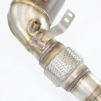 Turbo downpipe kit + metalický katalyzátor pravý (pro použití s originálním cat-back výfukovým systémem) Supersprint 525221