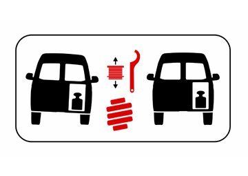 Sada pružin Eibach Pro-Lift Kit | nastavitelná zadní osa | zvýšení světlé výšky | E21-GF-LIFT-T6.1