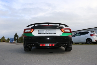 Fiat 124 Spider Abarth Endschalldämpfer quer Ausgang rechts/links - 2x106x71 Typ 32 rechts/links FOX FI160015-346