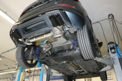 Seat Ateca 4x2 - FP - Černý koncový tlumič pravý/levý - 2x90 FOX SE100065-292S