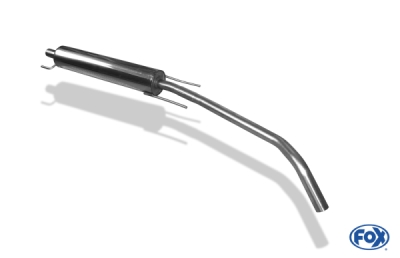 FOX Nerezový výfuk | Přední tlumič - Opel Corsa C, 1.8, 2000-2006, OP032000-VSD