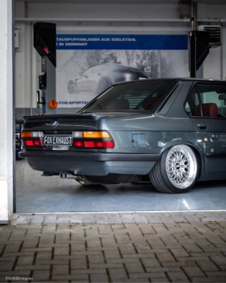 FOX sports exhaust suitable for BMW E28 520i without catalyt